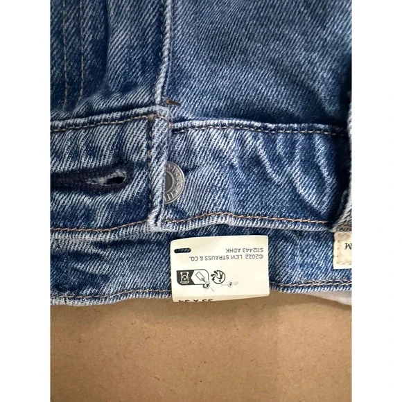 NWT Levis Premium 512 Slim Taper Jeans Men 33X34 Stretch Selvedge Light Wash